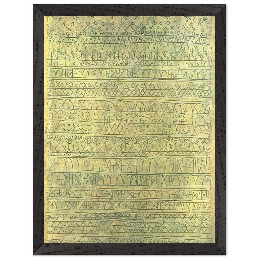PASTORAL RHYTHMS 1927 by Paul Klee — Framed art print at Zephyeer
