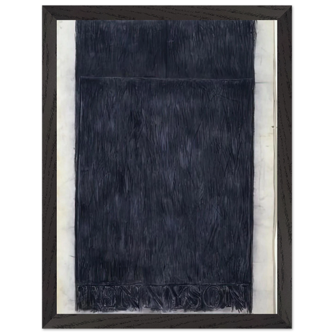 TENNYSON 1959 by Jasper Johns — Framed art print at Zephyeer