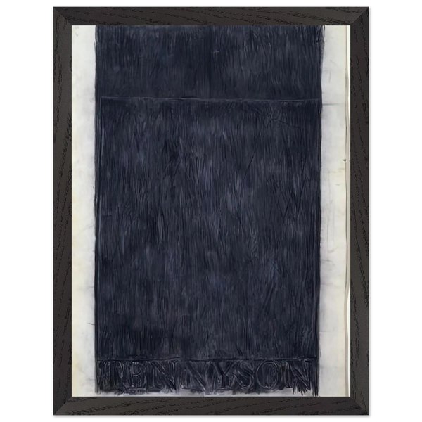 TENNYSON 1959 by Jasper Johns — Framed art print at Zephyeer