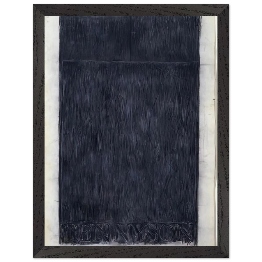 TENNYSON 1959 by Jasper Johns — Framed art print at Zephyeer