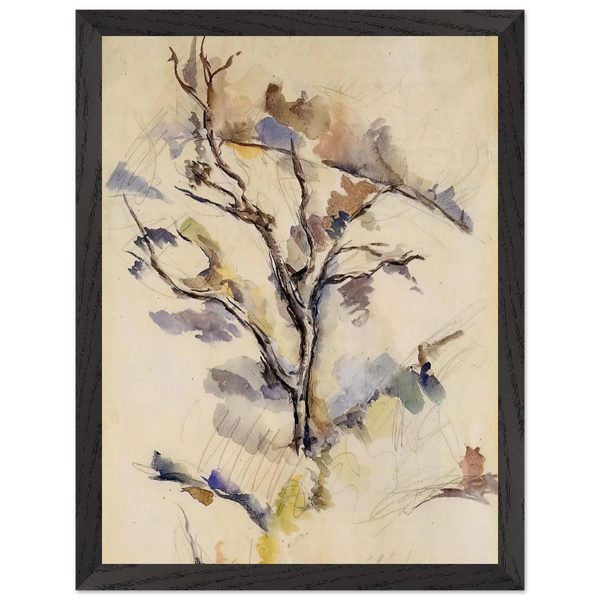 The Oak by Paul Cézanne — Framed art print at Zephyeer
