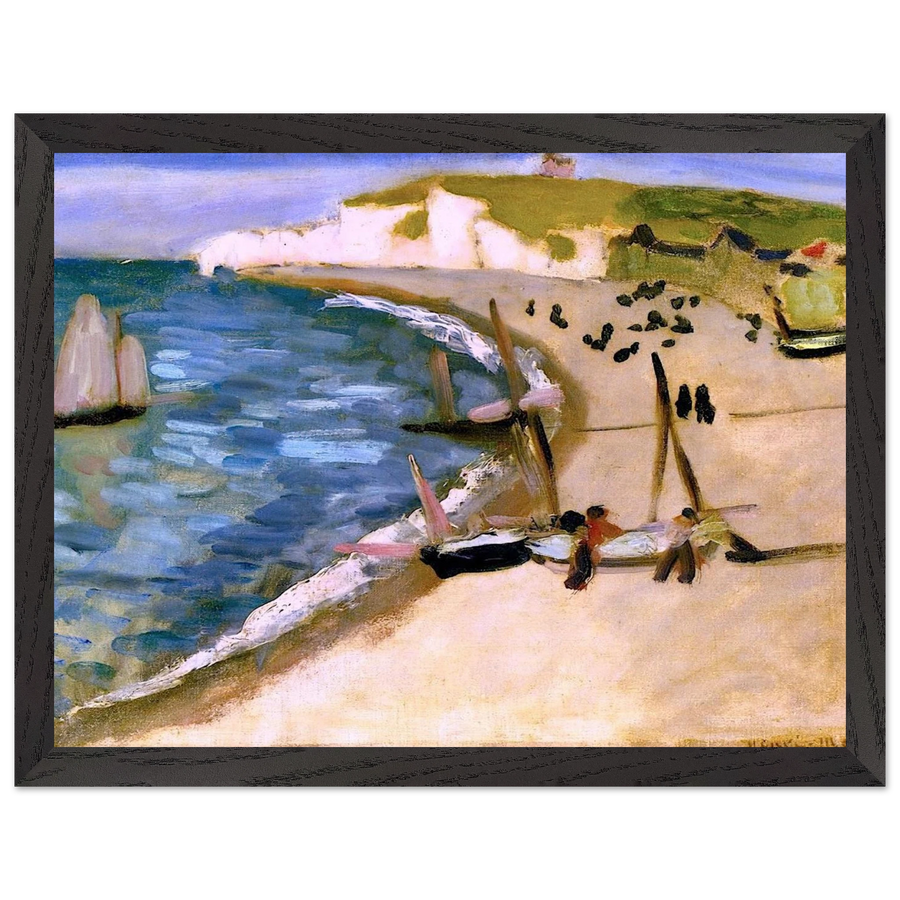 AHT AMONT CLIFFS AT ETRETAT 1921 by Henri Matisse — Framed art print at Zephyeer
