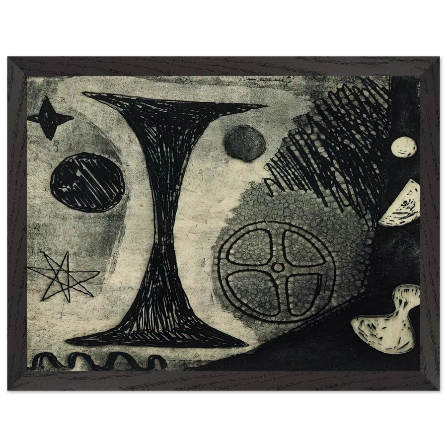 THE BIG I 1944 by Alexander Calder — Framed art print at Zephyeer