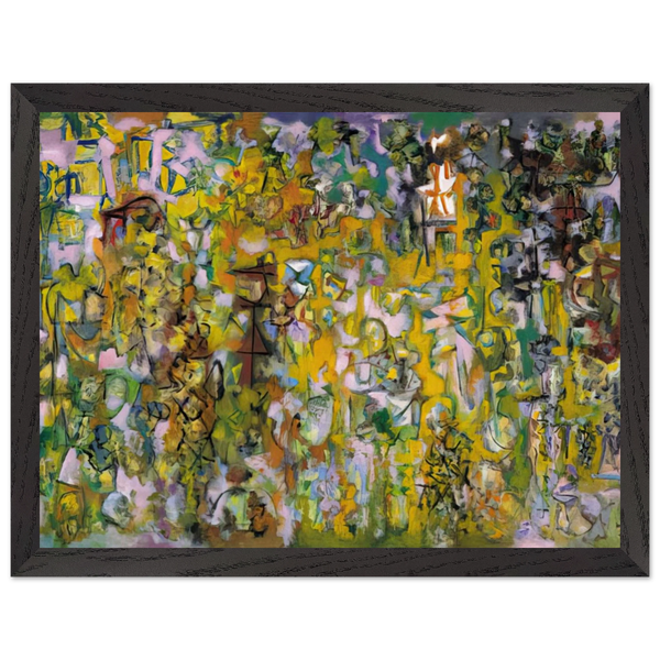 Number 6 - 1946 by Ad Reinhardt — Framed art print at Zephyeer