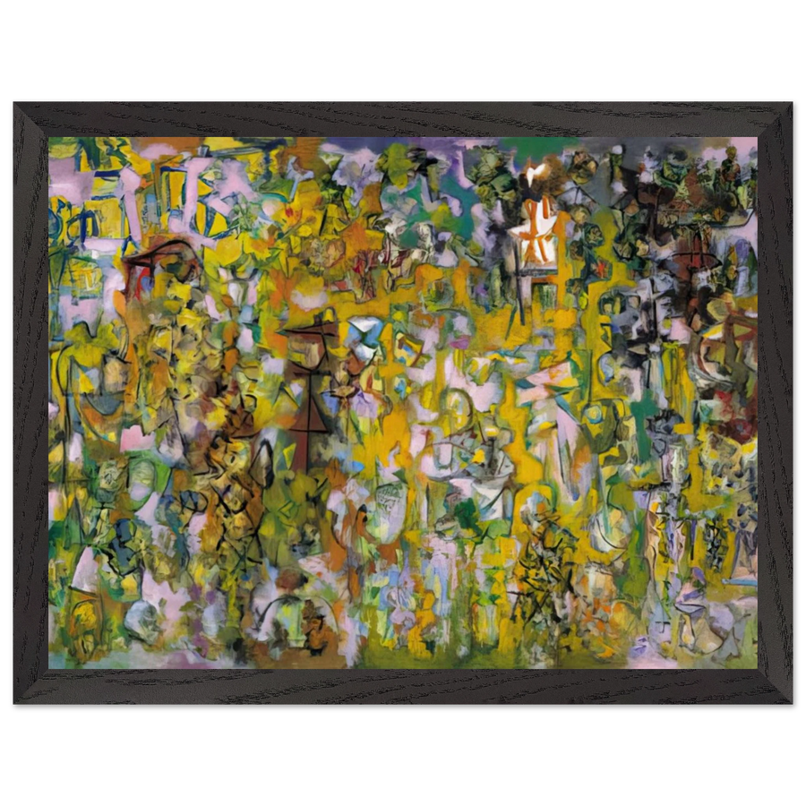 Number 6 - 1946 by Ad Reinhardt — Framed art print at Zephyeer