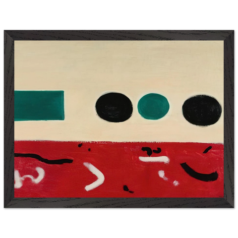 Movement East to West - 1956 by Adolph Gottlieb — Framed art print at Zephyeer