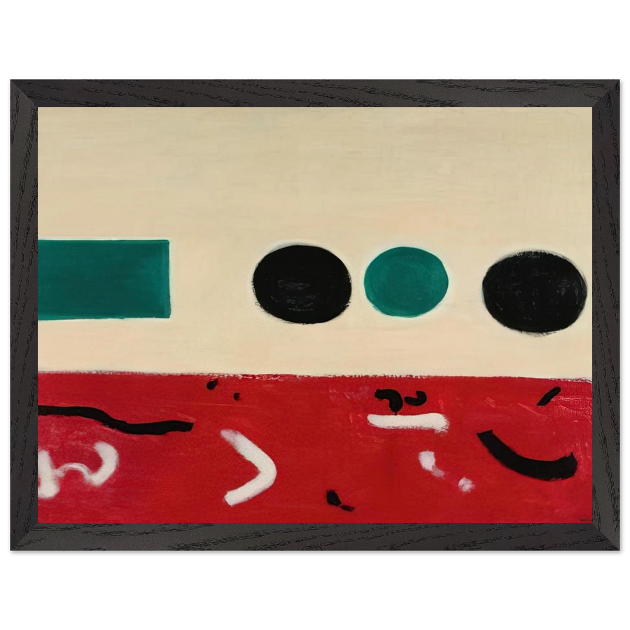 Movement East to West - 1956 by Adolph Gottlieb — Framed art print at Zephyeer