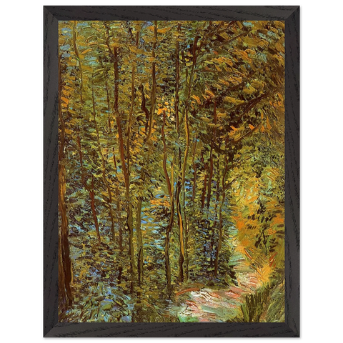 Path in the Woods by Vincent van Gogh — Framed art print at Zephyeer