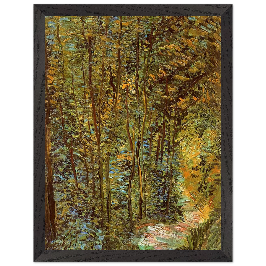 Path in the Woods by Vincent van Gogh — Framed art print at Zephyeer