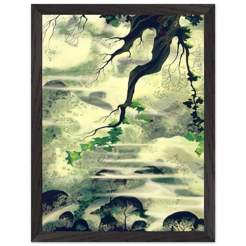 Fog Bound by Eyvind Earle — Framed art print at Zephyeer