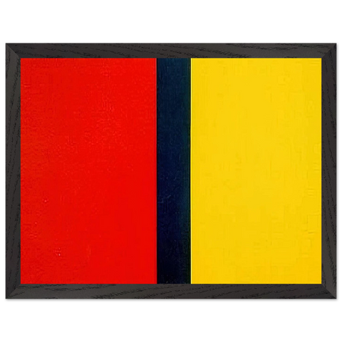 Who's Afraid of Red, Yellow, and Blue IV by Barnett Newman — Framed art print at Zephyeer