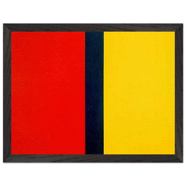 Who's Afraid of Red, Yellow, and Blue IV by Barnett Newman — Framed art print at Zephyeer