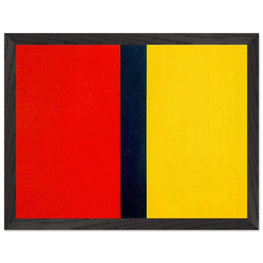 Who's Afraid of Red, Yellow, and Blue IV by Barnett Newman — Framed art print at Zephyeer