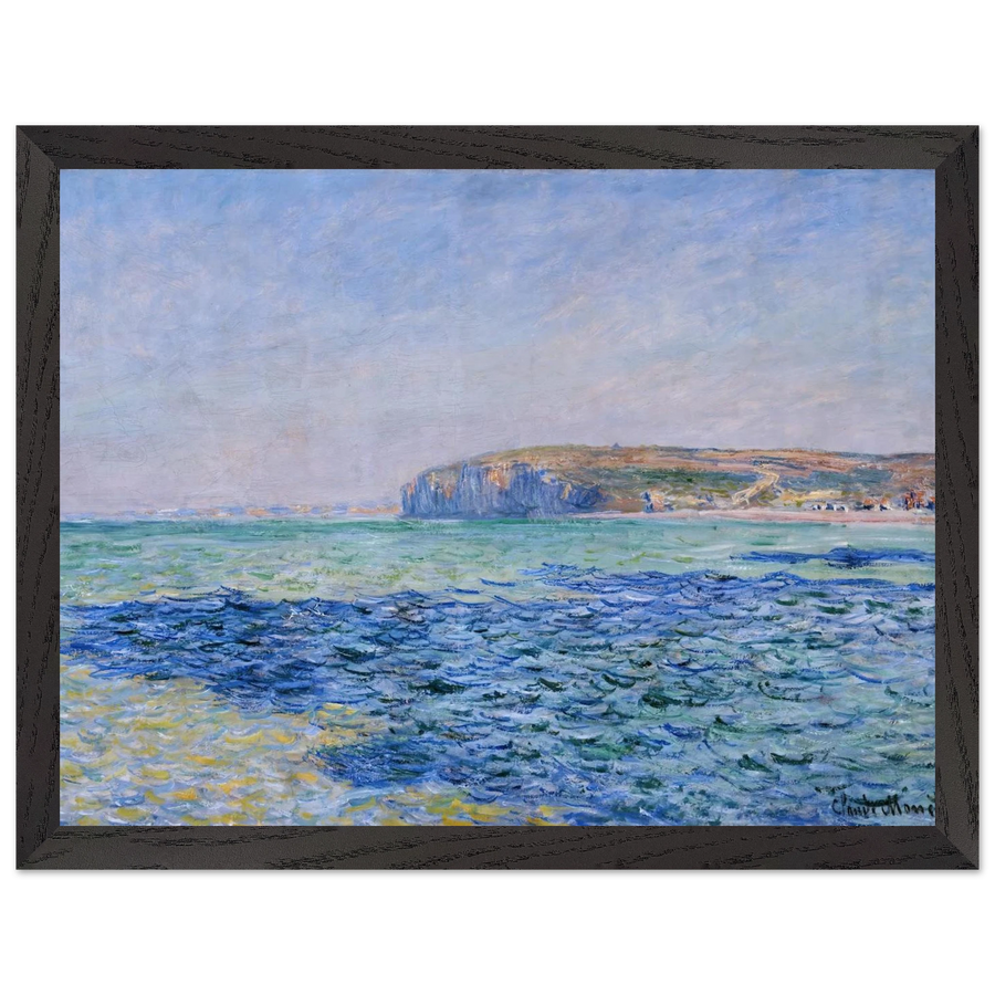 Shadows on the Sea at Pourville by Claude Monet — Framed art print at Zephyeer