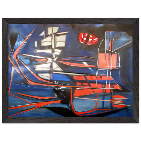 Science Fiction - 1948 by Jimmy Ernst — Framed art print at Zephyeer