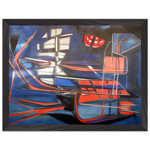 Science Fiction - 1948 by Jimmy Ernst — Framed art print at Zephyeer