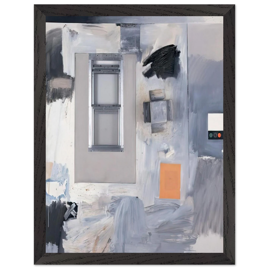 TROPHY V FOR JASPER JOHNS 1962 by Robert Rauschenberg — Framed art print at Zephyeer