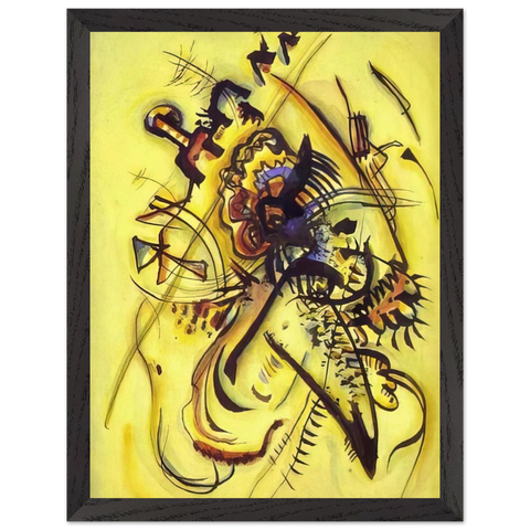 TO THE UNKNOWN VOICE 1916 by Wassily Kandinsky — Framed art print at Zephyeer