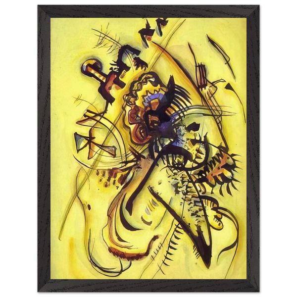 TO THE UNKNOWN VOICE 1916 by Wassily Kandinsky — Framed art print at Zephyeer