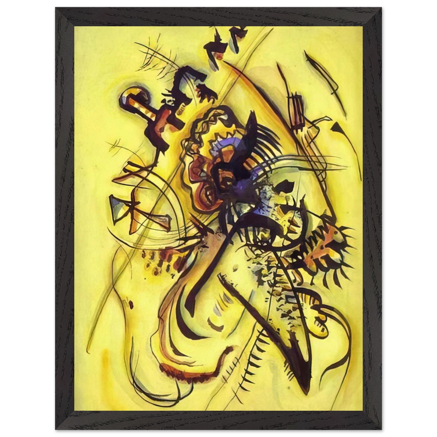 TO THE UNKNOWN VOICE 1916 by Wassily Kandinsky — Framed art print at Zephyeer