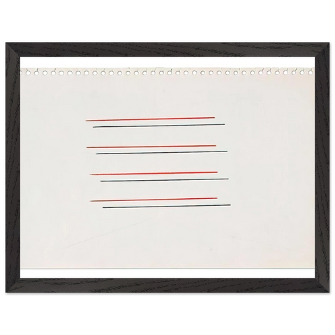 Untitled - 1971 by Fred Sandback — Framed art print at Zephyeer