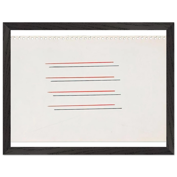 Untitled - 1971 by Fred Sandback — Framed art print at Zephyeer