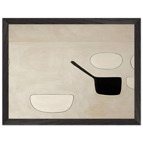 Six Open Forms - 1971 by William Scott — Framed art print at Zephyeer