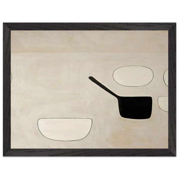 Six Open Forms - 1971 by William Scott — Framed art print at Zephyeer