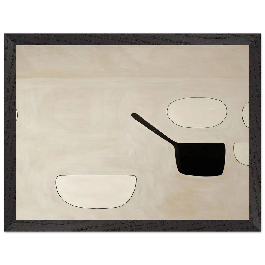 Six Open Forms - 1971 by William Scott — Framed art print at Zephyeer