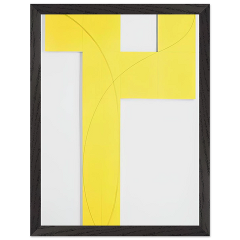 COLUMN STRUCTURE IX 2006 by Robert Mangold — Framed art print at Zephyeer