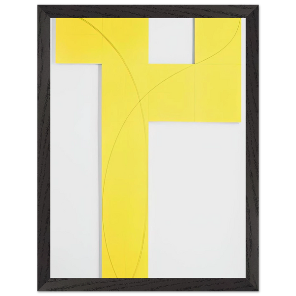 COLUMN STRUCTURE IX 2006 by Robert Mangold — Framed art print at Zephyeer