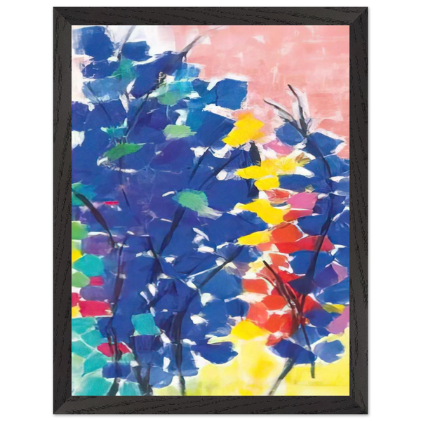 UNTITLED FLORAL ABSTRACTION 1970 by Alma Woodsey Thomas — Framed art print at Zephyeer