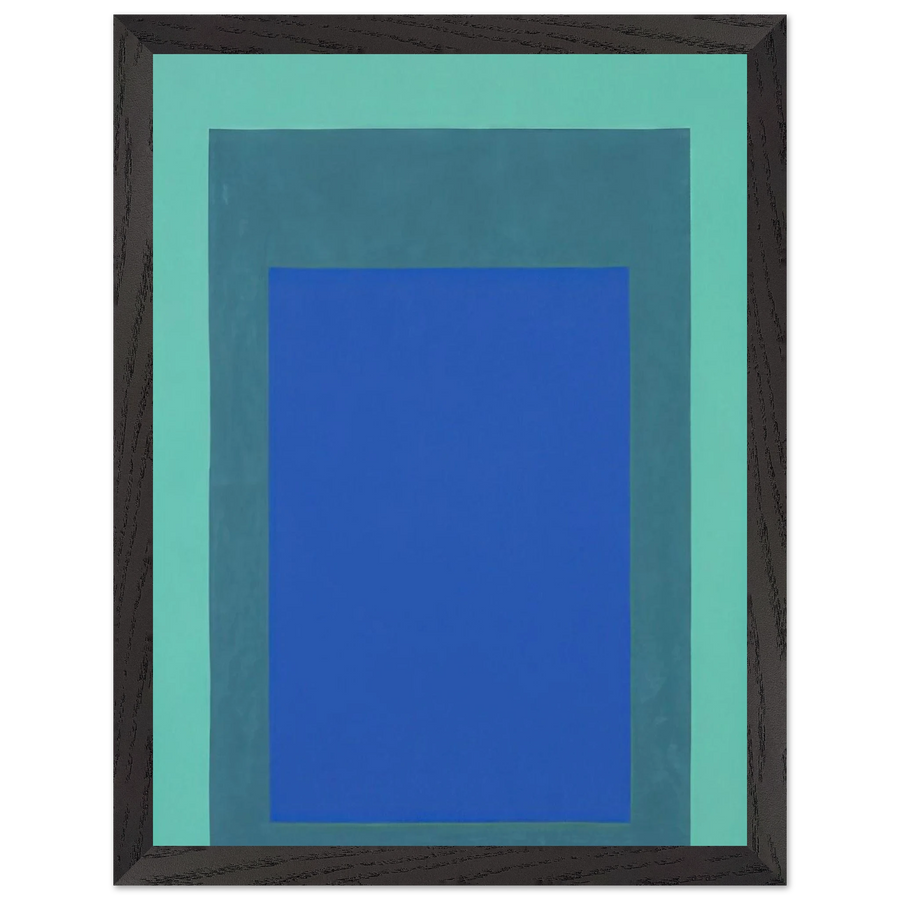 HOMAGE TO THE SQUARE 1976 by Josef Albers — Framed art print at Zephyeer