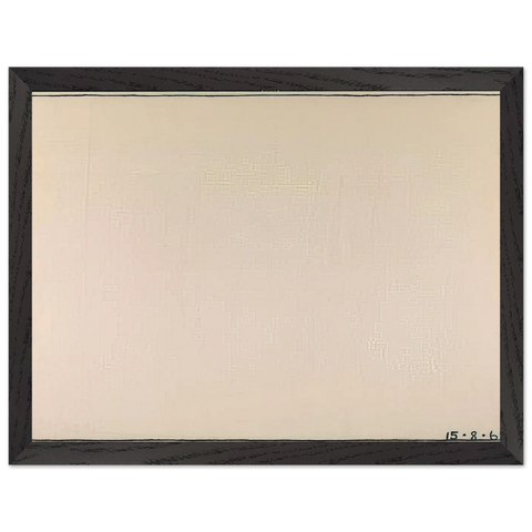 Nothing to be Afraid Of IV 15.8.69 - 1969 by Bob Law — Framed art print at Zephyeer