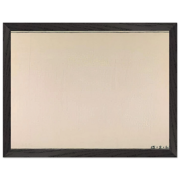 Nothing to be Afraid Of IV 15.8.69 - 1969 by Bob Law — Framed art print at Zephyeer