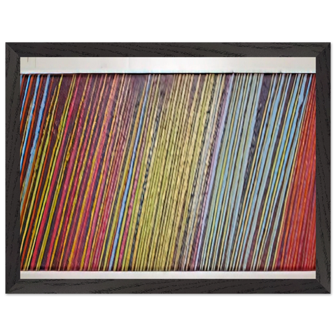 Red Line Painting - 1968 by Ronnie Landfield — Framed art print at Zephyeer