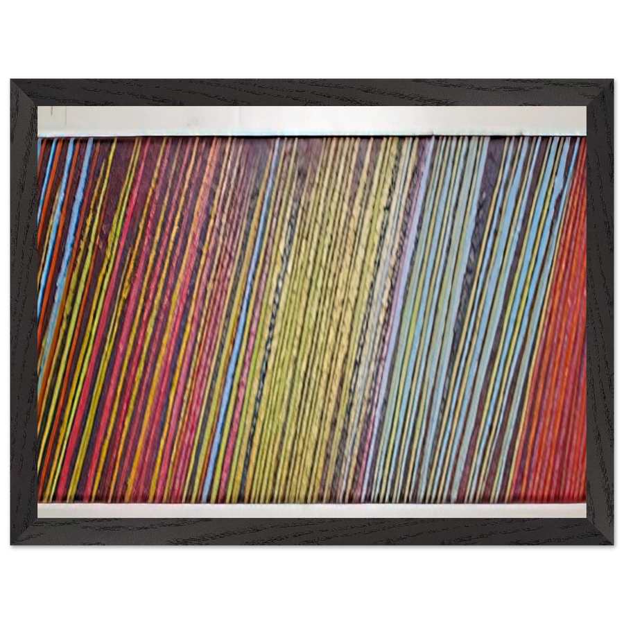 Red Line Painting - 1968 by Ronnie Landfield — Framed art print at Zephyeer