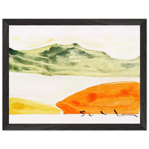 Pomeriggio anemico - 1982 by Mario Schifano — Framed art print at Zephyeer