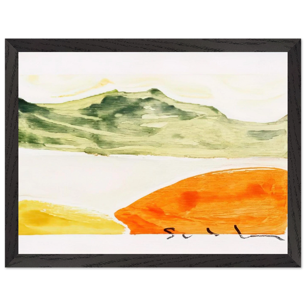 Pomeriggio anemico - 1982 by Mario Schifano — Framed art print at Zephyeer