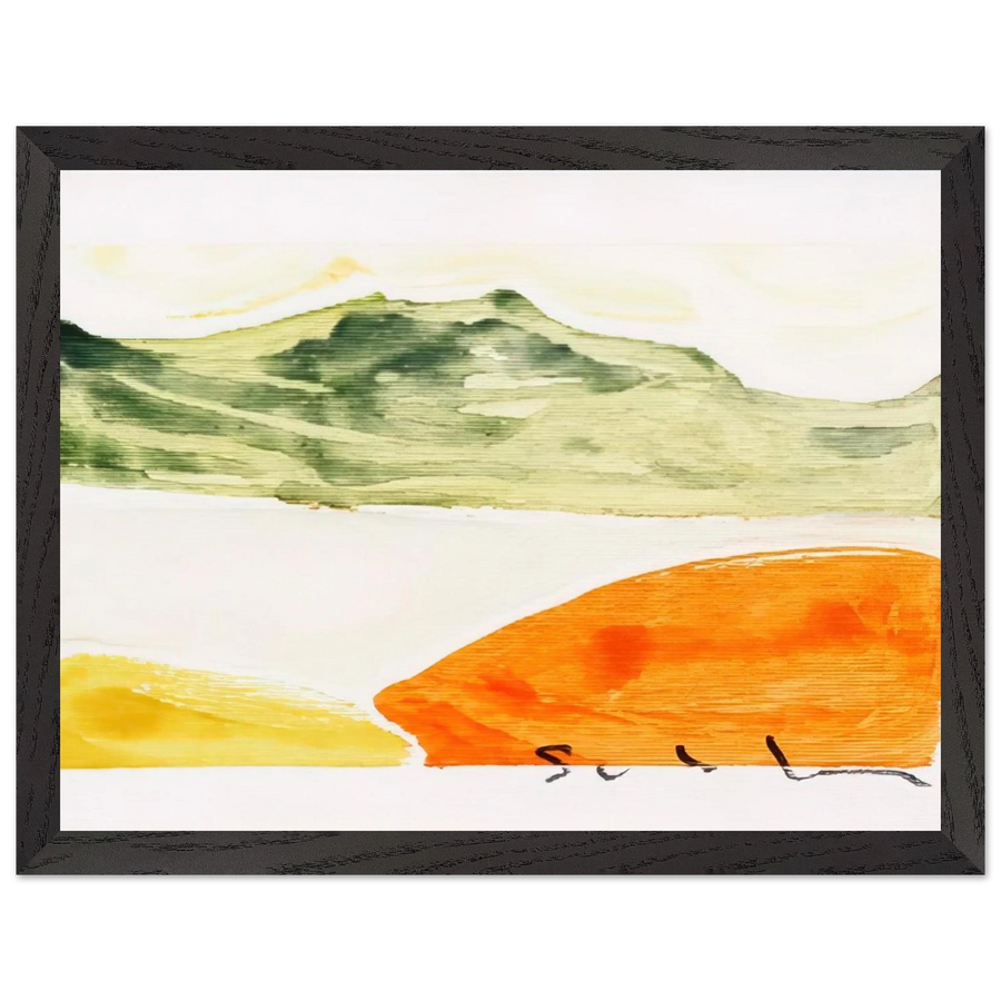 Pomeriggio anemico - 1982 by Mario Schifano — Framed art print at Zephyeer