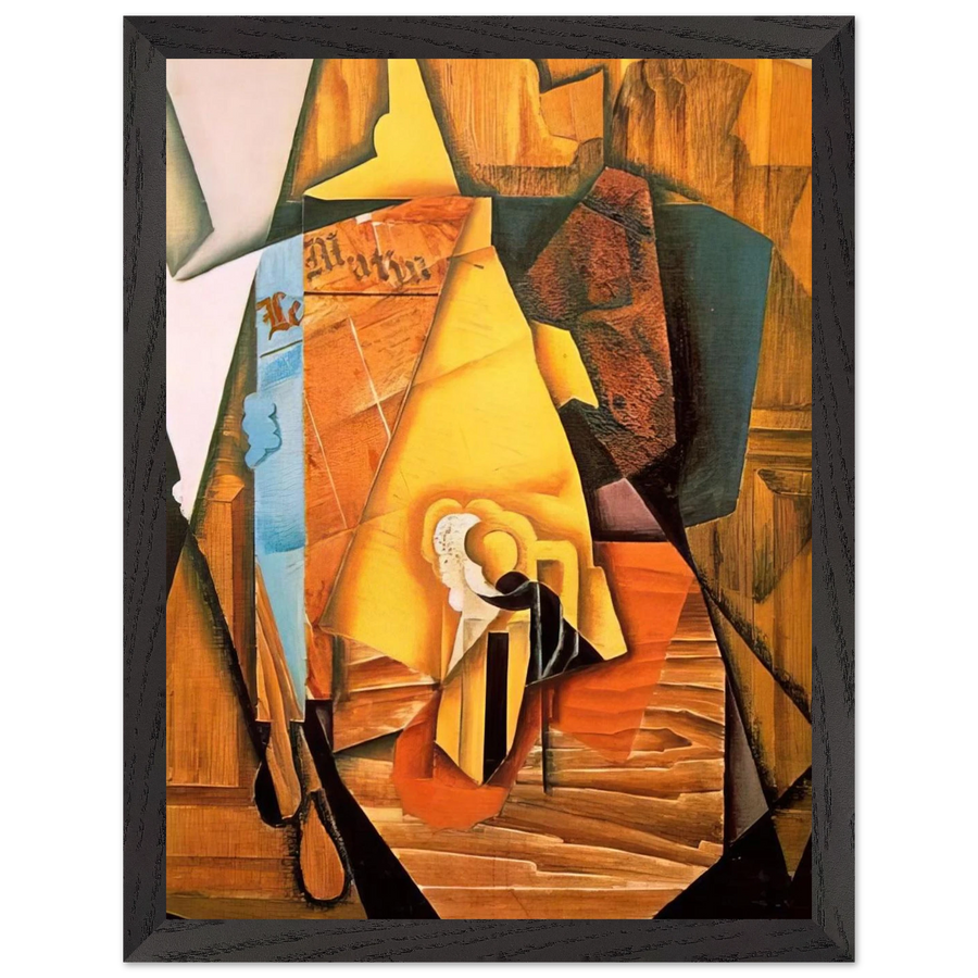 A MAN IN A CAFE 1914 by Juan Gris — Framed art print at Zephyeer