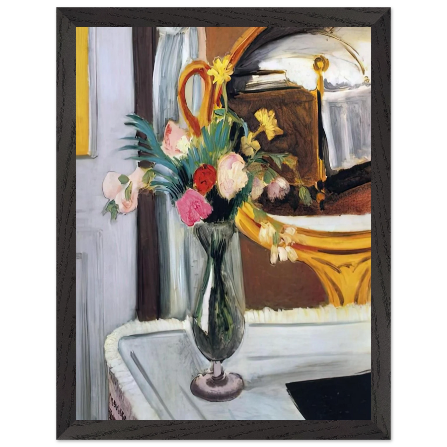 THE BED IN THE MIRROR by Henri Matisse — Framed art print at Zephyeer