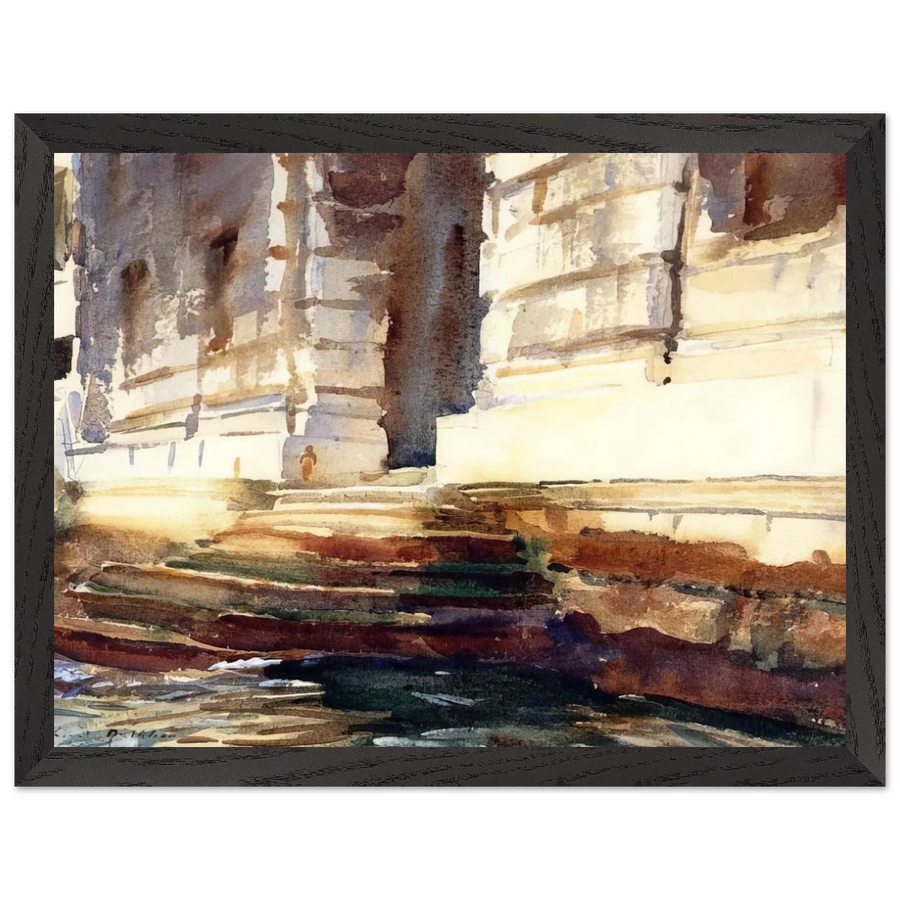 Steps of a Palace by John Singer Sargent — Framed art print at Zephyeer