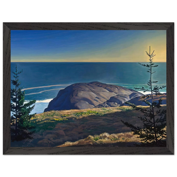 Young Spruces, Maine Coast by Rockwell Kent — Framed art print at Zephyeer