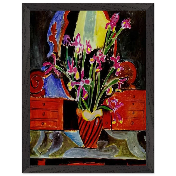 VASE OF IRISES 1912 by Henri Matisse — Framed art print at Zephyeer