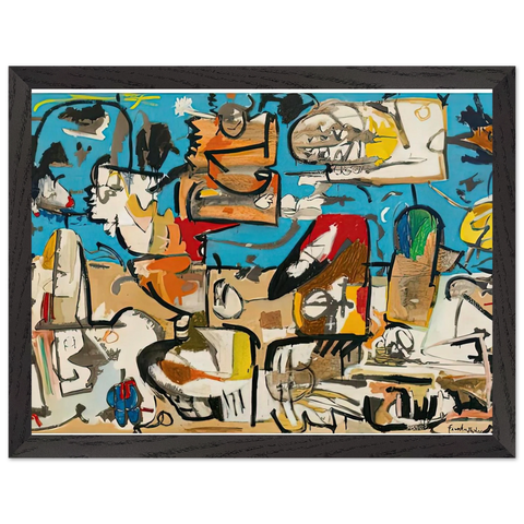Untitled, 1951- by Helen Frankenthaler — Framed art print at Zephyeer