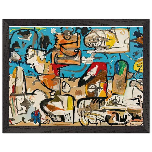 Untitled, 1951- by Helen Frankenthaler — Framed art print at Zephyeer