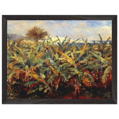 Field of Banana Trees by Pierre-Auguste Renoir — Framed art print at Zephyeer