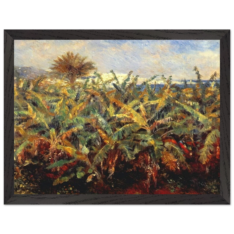 Field of Banana Trees by Pierre-Auguste Renoir — Framed art print at Zephyeer