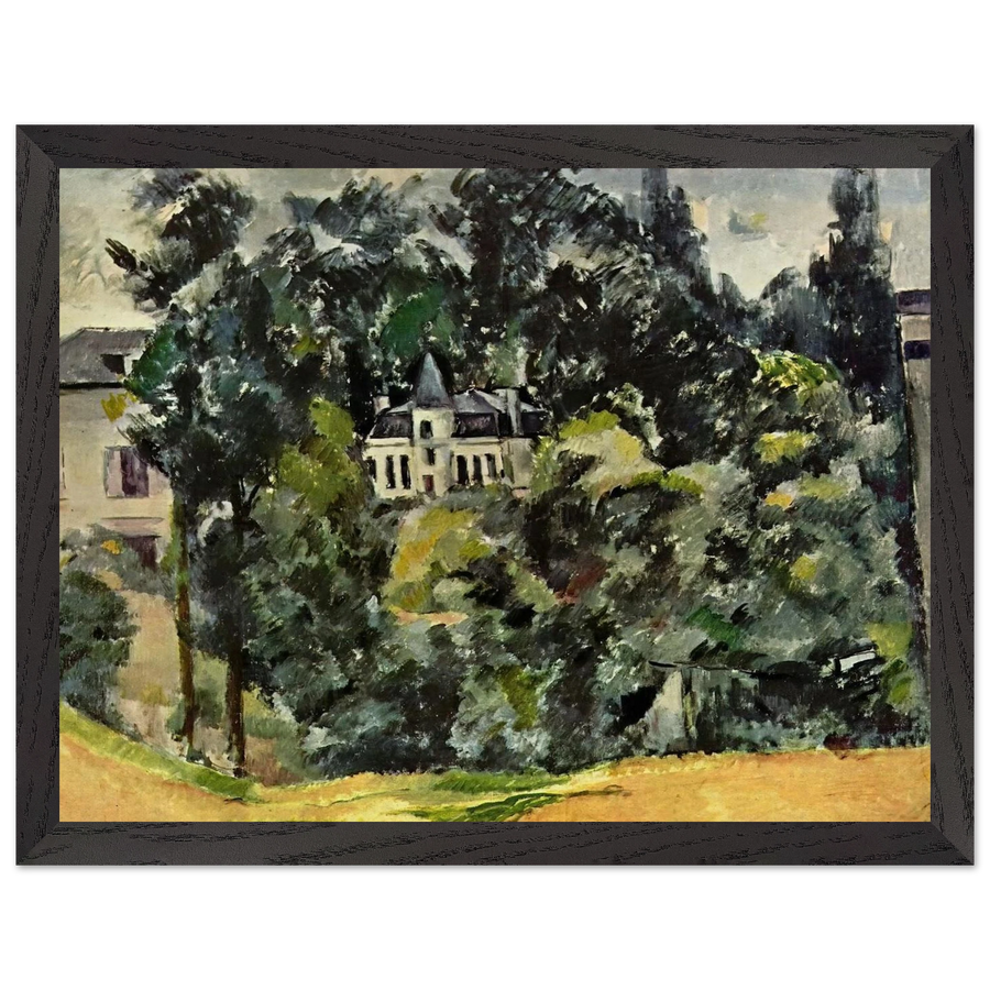 Castle of Marines by Paul Cézanne — Framed art print at Zephyeer